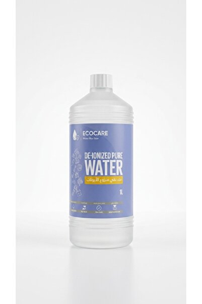 Eco Care Eco Water Pure Deionized Water 1L - Pure Deionized Water/Distilled W...