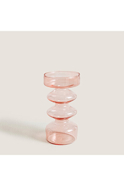 Chakra VASE LUNA GL PINK S (7,5x7,5x14cm) Natural