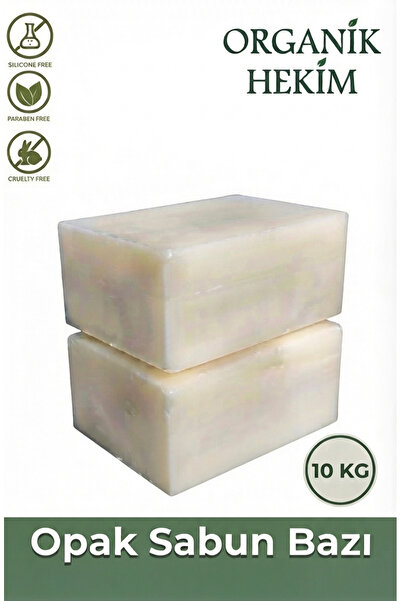 Organik Hekim OPAK SABUN BAZI 10 KG- YÜKSEK MİKTARDA GLİSERİN İÇERİR (ON KİLO...