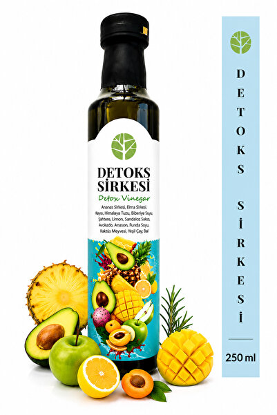 Korurla Detoks Sirkesi 250 ml | Doğal Fermantasyon | Katkısız Bitkisel Sirke