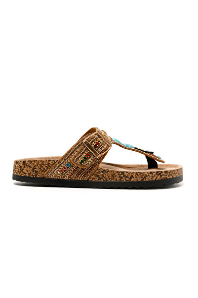 Guja Papuci pentru femei/fete 25Y102-7 CL Guja Camel