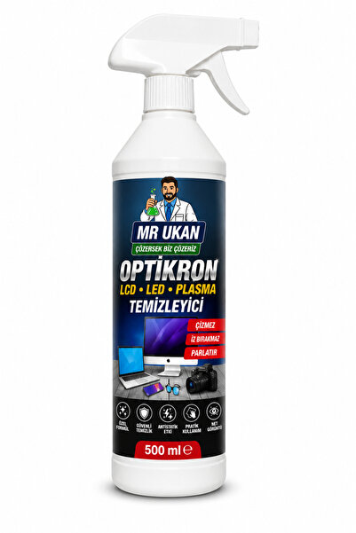 Dr.Ozz Optikron Lcd Led Televizyon Cep Telefonu Laptop Ekranı Temizleme Spreyi Temizleyici Sprey 500 ml
