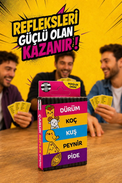 Molfy Çabuk Reflex Kutu Oyunu Dürüm Koç Kuş Kutu Oyunları Kart Oyunları Parti...