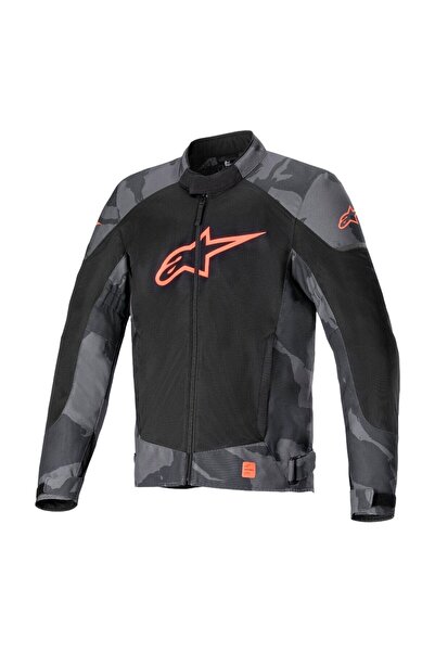 Alpinestars T-SP X SuperAir Yazlık Korumalı Motosiklet Montu Siyah Kamuflaj