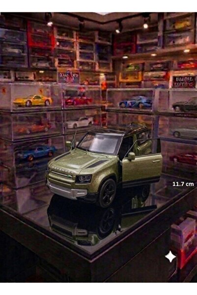 OYUNCAKSAHİLİ Land Rover Defender Jip Dıecast Metal Orjinal Koleksiyon Pullba...
