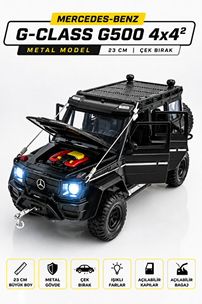 YILDIRIM OYUNCAK Çek Bırak Işıklı Ve Sesli Mercedes G Kasa 23 cm Çekme Halat ...