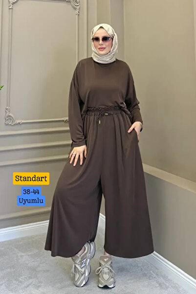 Balenbi Women's Modal Fabric Oversize Wide-Legged Pants Comfortable Fit Two-P...