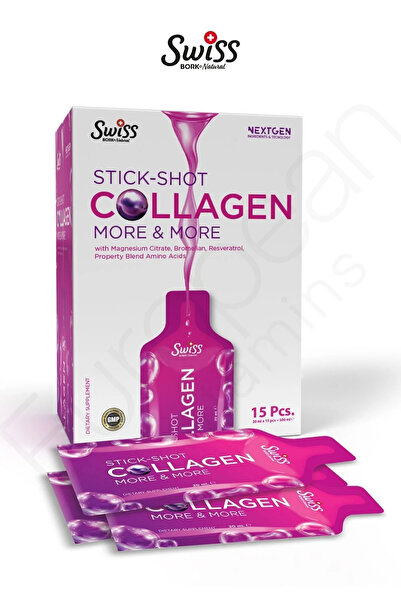 Bork Swiss Natural Hydrolize Collagen Beauty Complex 30x20ml Kolajen Stick Sh...