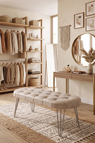 Zem Louca Bench, Kırık Beyaz Silver