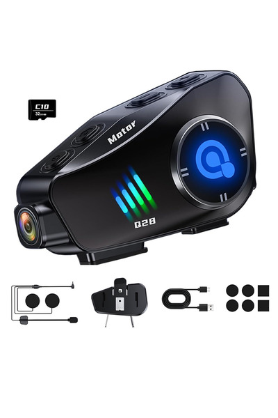 Element-x ®   Bluetooth 5.3 Мотоциклетна слушалка с HD камера