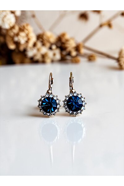 FAYRA ACCESSORIES أقراط على شكل شمس من حجر الكريستال