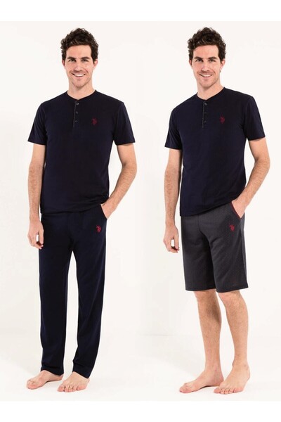 U.S. Polo Assn. الولايات المتحدة الأمريكية بولو Assn.طقم بيجامة رجالي مكون من...