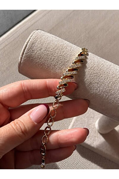Haziran Accessory, Xuping Stone Gold Bracelet