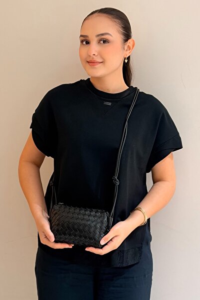 Mahal Genți Geantă crossbody cu model tricotat