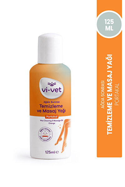 Vi-vet Wax Removal and Massage Oil 125ml Orange