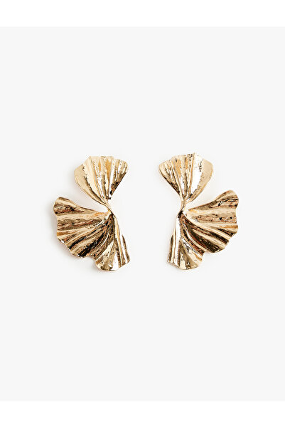 Koton Large Size Leaf Earrings