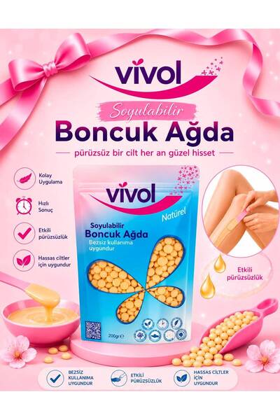 Vivol SOYULABİLİR BEZSİZ KULLANIM BONCUK AĞDA NATUREL