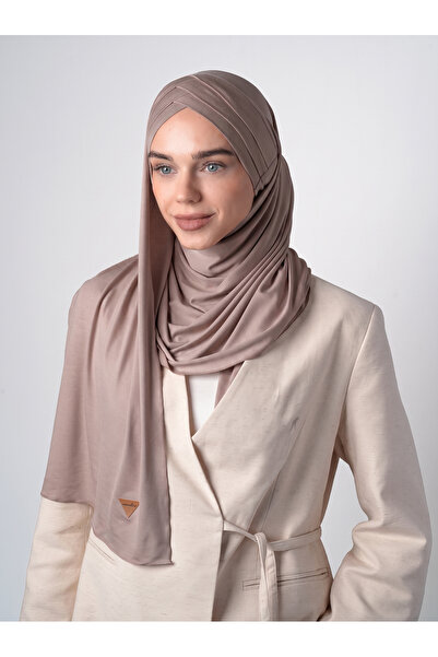 Ecardin شال حجاب متقاطع من 3 طبقات - ST 059