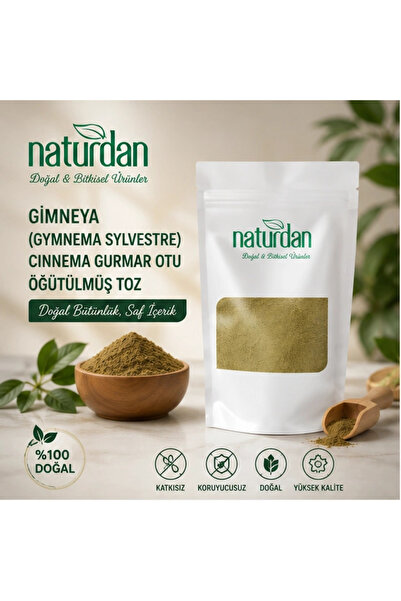 Naturdan 100 gr Gimneya (Gymnema sylvestre) Cinnema Gurmar Otu Öğütülmüş Toz
