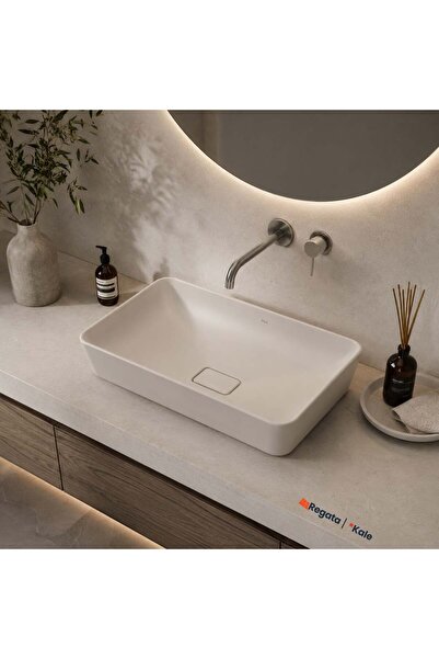 KALE Zero 2.0 60x40 Cm Mat Vizon Dikdörtgen Çanak Lavabo