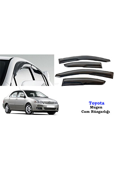 Universal Toyota Corolla Mugen Cam Kenar Rüzgarlığı 2001-2006