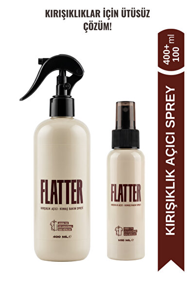 Flatter Kırışıklık Açıcı & Kumaş Bakım Spreyi 400ml + 100ml