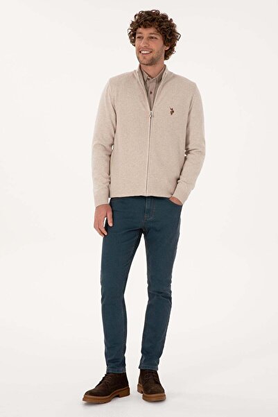 U.S. Polo Assn. Erkek Triko Hırka %100 Pamuk 2227188