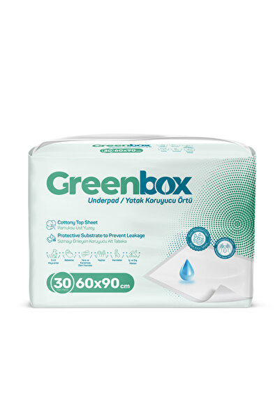 Greenbox Yetişkin Yatak Koruyucu Alt Açma Örtü 60x90 CM Adet 30 Adet