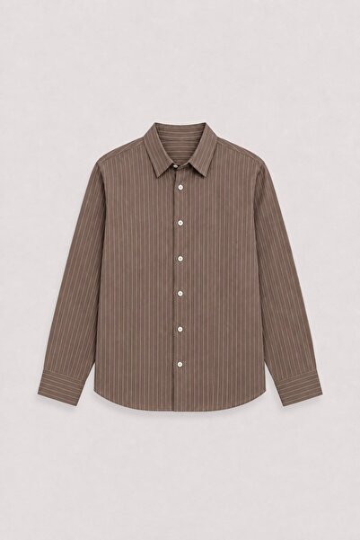 Antioch Coffee Striped Men's Shirt