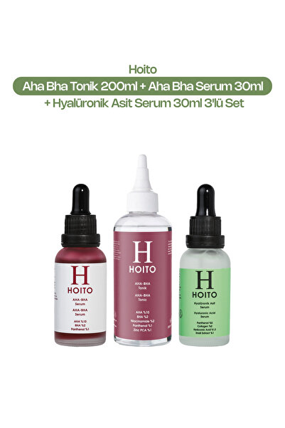 Hoito Yenileyici & Dolgunlaştırıcı Gözenek Karşıtı Cilt Bakım Rutini: AHA BHA...
