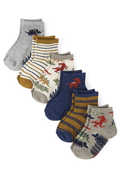 The Children's Place Toddler Boys Dino Midi Socks 6-Pack
