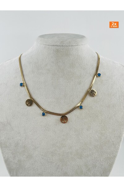 Bozhi Necklace Steel Minimal Elegance