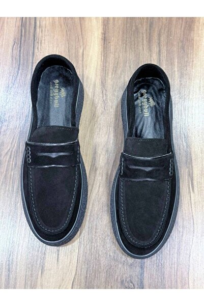Greyybull Shoes siyah Erkek Günlük Ayakkabı, Loafer Ayakkabı, Hafif Ayakkabı