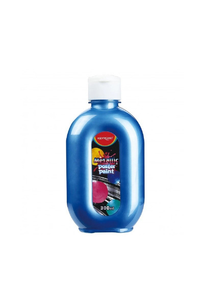 KEYROAD Culori tempera Keyroad, 300ml,ALBASTRU METALIZAT