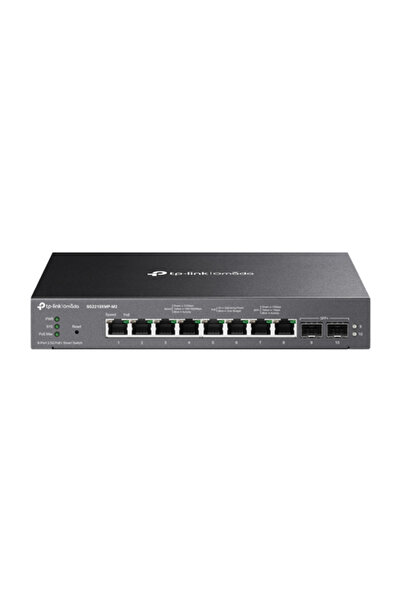 TP-LINK Switch cu 8 porturi PoE RJ45 2.5G, 2 x SFP+ 10G, Management L2 - Omad...