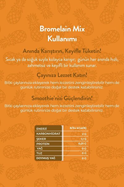 zadelife Formix Bromelain Mix Şurup 250 Ml