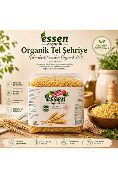 Essen Organik Organik Tel Şehriye 500 gr