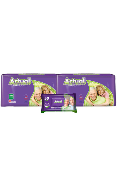 ACTUAL 2x Scutece pentru adulți XL - 30 bucăți