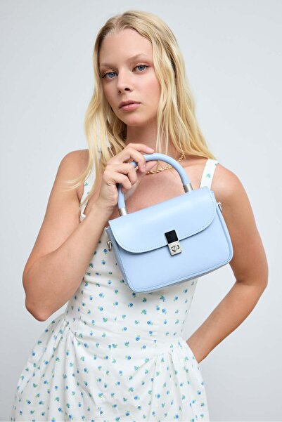 Shule Bags Μικρή τσάντα χιαστί Cobble σε μπλε βρεφικό χρώμα