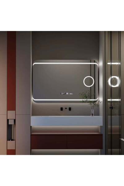 Marcello Ορθογώνιος καθρέφτης LED, 120x80cm, MotionGlow Marcello Definition, ...