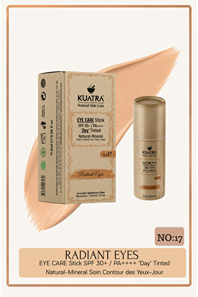 KUATRA Radiant Eyes No:17 Spf 30+ / Pa++++ Eye Contour Cream Stick Color Equa...