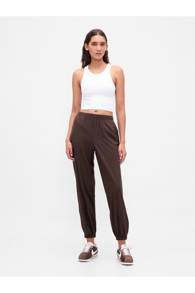 GAP Kadın Kahverengi GapFit Tech High Rise Jogger Eşofman Altı