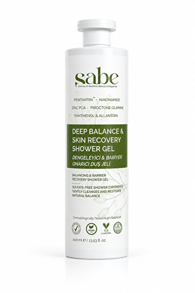 sabe Duş Jeli Sülfatsız Dengeleyici ve Bariyer Onarıcı 400 ml | Deep Balance ...