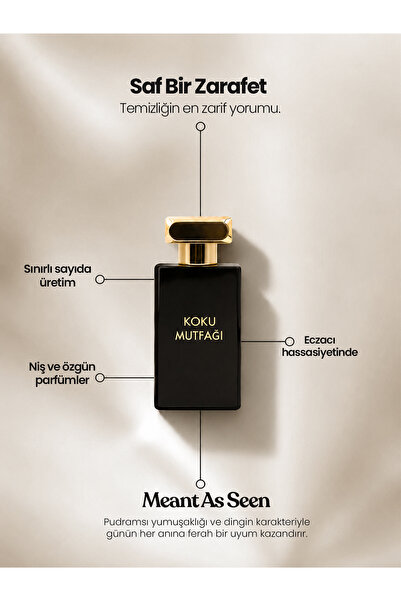KOKU MUTFAĞI MEANT AS SEEN Unisex Parfüm 50 ml | Kalıcı Niş EDP Parfüm | Wood...
