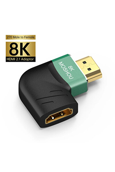 Choice 270 Male to Female MOSHOU 8K HDMI 2.1 Cable Adapter Male to Female Cab...