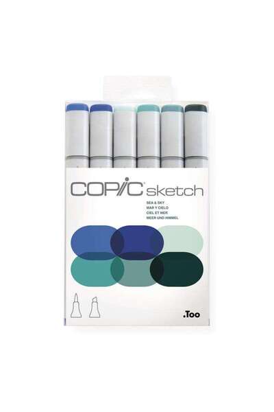 Copic Sketch Sea & Sky Set of 6