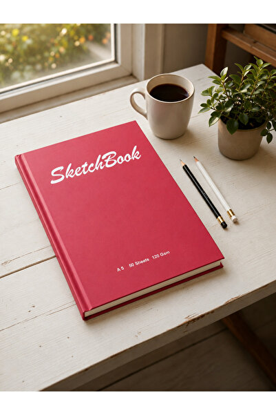 Pagos Yayınları Premium A5 Sketchbook Hard Cover Sketchbook |   120 g Paper |...