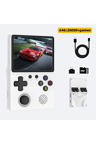 Choice GB350-White GB350 game console has over 20000 built-in games and suppo...