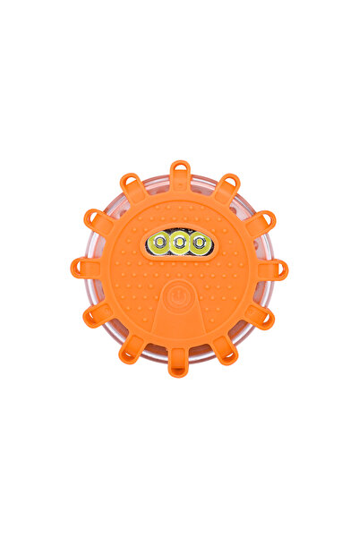 Choice1 Orange Shell Magnetic LED Car Emergency Road Rescue Safety Flashing L...
