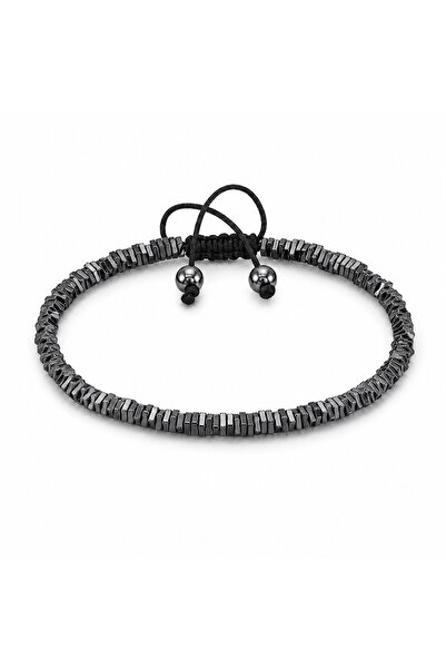 Alnis Atelier Hematite Natural Stone Bracelet